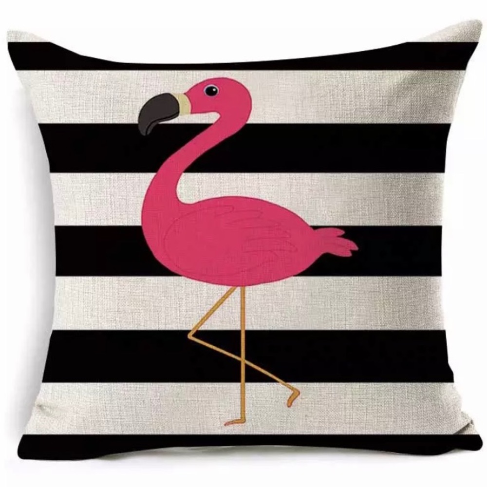 Decorative Flamingo 🦩 Pillow Cover🦩